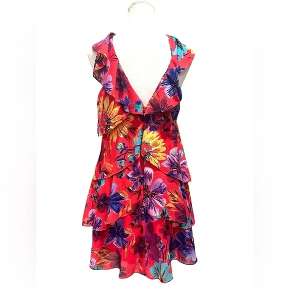 NWT Milly Lexi Wildflower Dress Mini Floral Size 2 - Picture 6 of 12